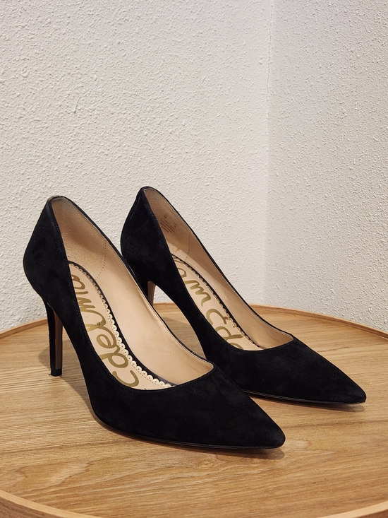Sam Edelman Shoes - Sam Edelman Black Suede Pointed Toe Pumps